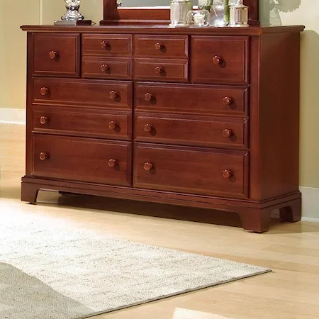 Triple Dresser with 7 Drawers